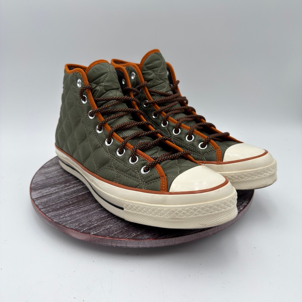 Converse Sneakers Mens Size 11.5‎ Chuck 70 Hi Quilted Workwear Green 169375C